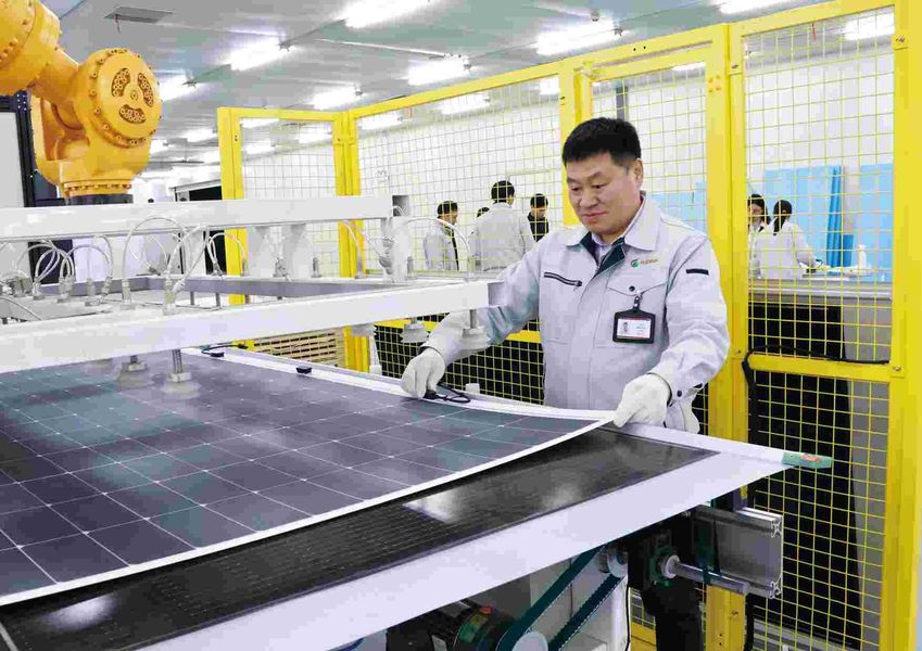 Jiangsu X-solar Green Building Technology Co., Ltd. Produktionslinie des Herstellers