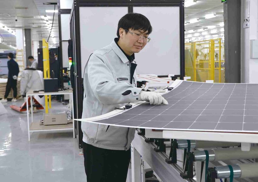 Jiangsu X-solar Green Building Technology Co., Ltd. Produktionslinie des Herstellers