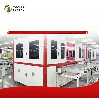 Drei in einem flexiblen Solarkollektoren Produktionslinie Verstellbarer Strang Abstand 2 mm - 6 mm