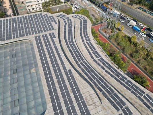 Leichtes Gewicht Sonnenenergie-Panel Solarmodule BIPV Elektrische Zelle Topcon Hjt Module 580W Flexibles Halbweiches Solarmaterial