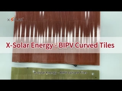50 Watt gekrümmte Solardachfliesen Photovoltaik-Solarmodulfliesen hohe Effizienz