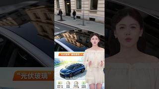 Mit BYD ausgestattetes Solarautodach. X-SOLAR trägt dazu bei, das Angebot an Elektrofahrzeugen mit neuer Energie zu erweitern.