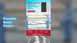 580 W weiches Solarpanel für Dächer, einfache Installation